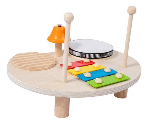 Conjunto De Bateria Infantil, Mesa De Bateria Musical Para 0