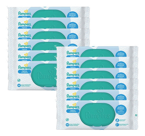 Toallitas Húmedas Pampers Higiene Completa Pack X12 Paquetes 0