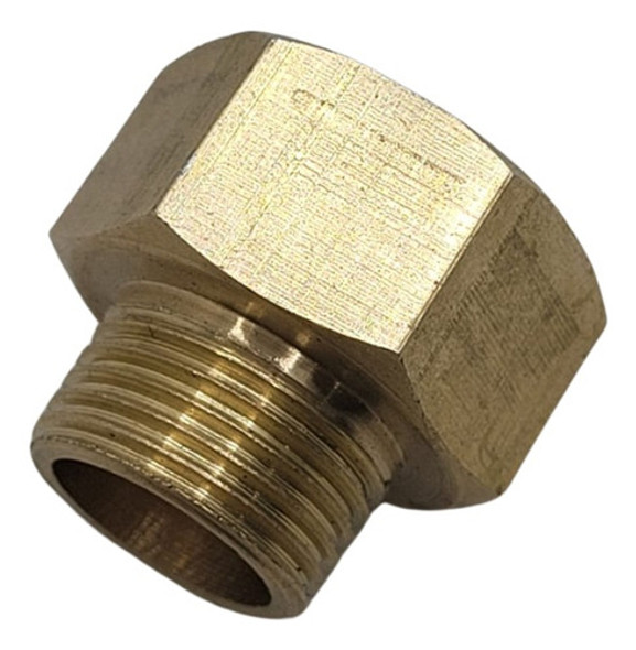 2 Peças Adaptador Latão Macho 3/8 E Fêmea 1/2 Rosca Bsp 0