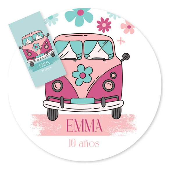 Kit Imprimible Hippie Chic - Candy Bar 0