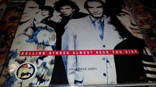 Rolling Stones Almost Hear You Sigh Vinilo Maxi Europe 1990 0