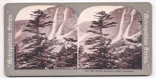 Foto Estereoscopica Stereo Antigua Wadezanen Valley B10 0