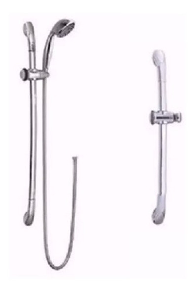 Set Kit Barral Con Duchador Manual Aquaflex 1011c Abs Cr 1