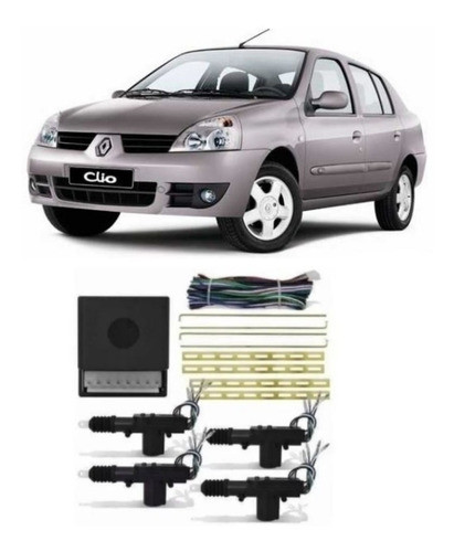 Kit Trava Eletrica Renault Clio 4 Portas Dupla Serventia 0