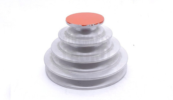Polea De Alumnio Escalonada 4 Veloc 55mm 80mm 105mm 130mm 1