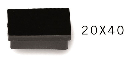 Regatón Rectangular Interior 20x40mm Ab 548 (25 Un) 0