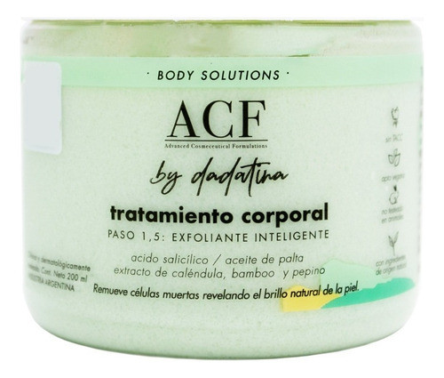 Acf By Dadatina Body Solutions Paso 1,5 Exfoliante Corporal 0
