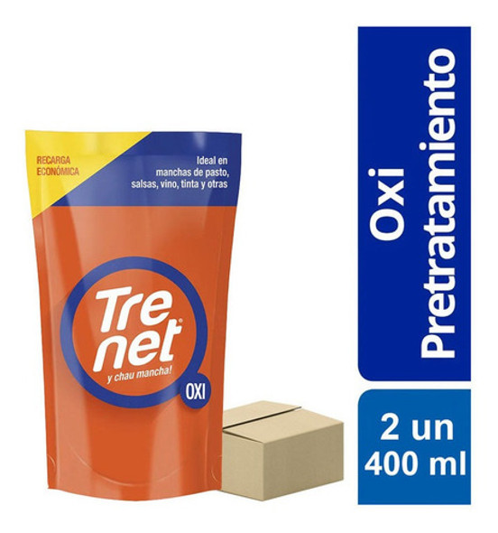 Quitamanchas Trenet Oxi Doypack 2 Un X 400 Ml 0