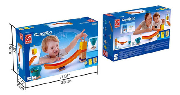 Acessório De Corrida De Mármore Hape Quadrilla Mega Skatepar 1
