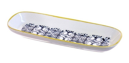 Bandeja Oval 24.5x9.5cm Nazen Negro 0