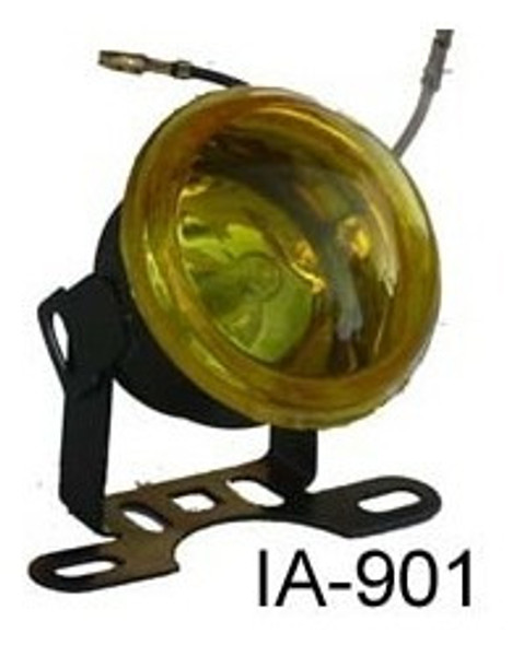 Par Faro Iodo Auxiliar Redondo Metal. Sop/trasero Ámbar 1