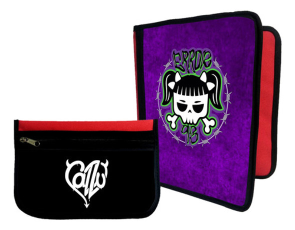 Combo Carpeta + Cartuchera Cazzu #458 0