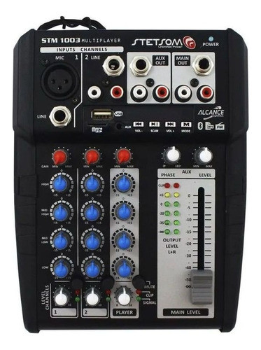 Mesa Som Stetsom Stm1003 Bluetooth Controle Longa Distancia 1
