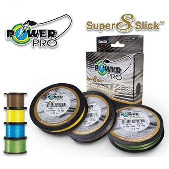 Power Pro Super 8 Slick Línea Pesca 30lb 150yd 0