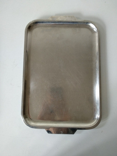 Bandeja Mediana De Acero Inoxidable 0