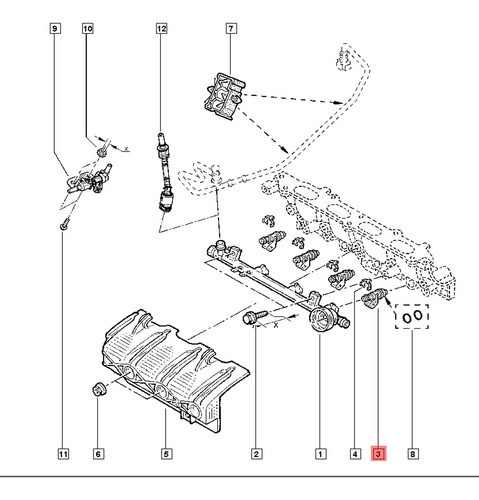 Inyector Combustible Renault  Gran Scenic F4r 2.0 1