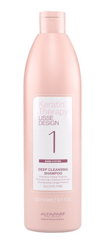 Paso 1 Alisado Liss Design Alfaparf Shampoo X 500ml Limpieza 0