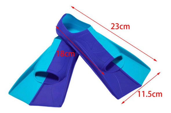 Barbatanas De Natação De Silicone Nadadeiras Esportes Xxxs 1