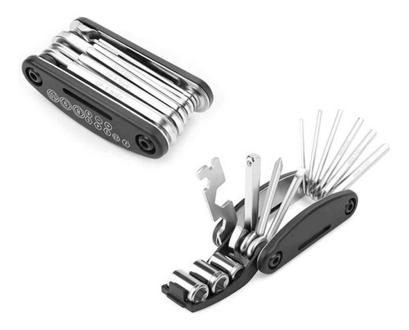 Herramientas Bicicleta Kit Multifunción Reparación Arreglos 0