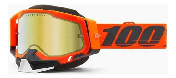 Racecraft 2 Snowmobile-ski/snowboard- Kerv -mirror Gold Lens 0