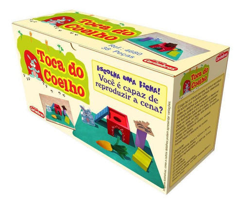 Jogo Educativo Toca Do Coelho Carimbras Brinquedos Criativos 0