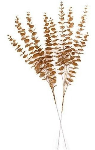 Ramas Doradas De Eucalipto Artificiales Pack X2u. 77cm 0