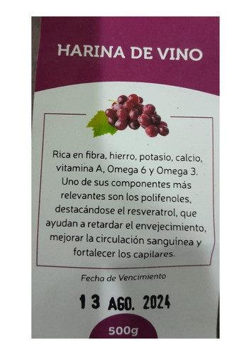 Harina De Orujo Tanat 500 Gr. 0