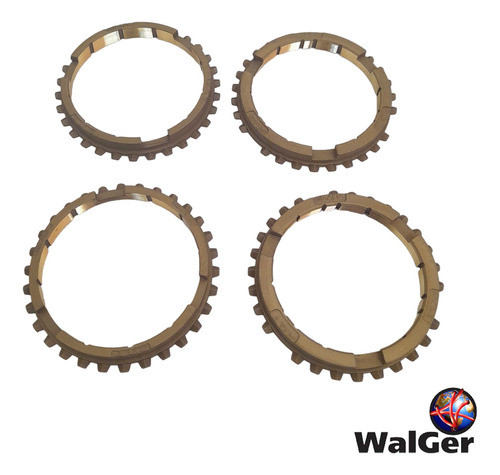 Kit De 4 Anillos Sincronizado Volkswagen Kombi 1ª 2ª 3ª 4ª 1