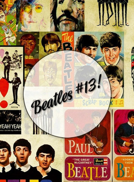 Beatles #13! Lámina Decoupage Autoadhesiva 30 X 42 Cm 0