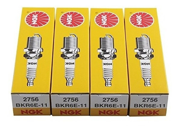 Kit X4 Bujías Honda Civic Ngk Bkr6e-11 0