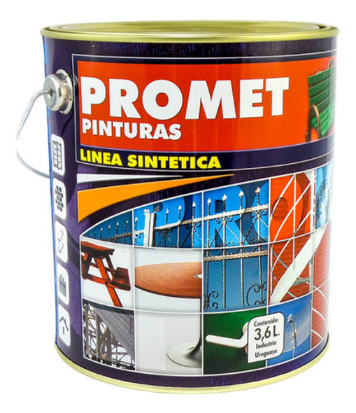 Pintura De Alta Temperatura 250º C - Promet Aluminio 1/4 Lt 0