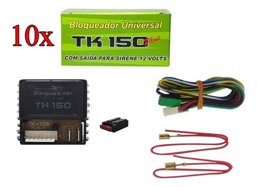 Kit 10 Bloqueador P Carro Veicular Anti Furto Roubo Universa 1
