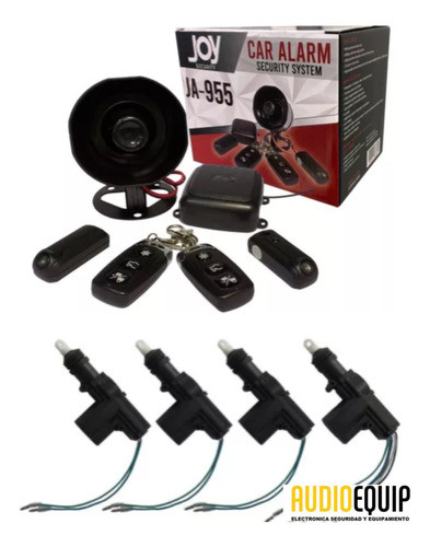 Alarma Auto Volumétrica Full Joy + Cierre Centralizado 4 P 0
