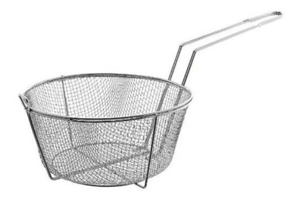 Canasto De Freír Redondo Inox Diámetro 21 Cms Altura 12 Cms 0 Canasto De Freír Redondo Inox Diámetro 21 Cms Altura 12 Cms 0