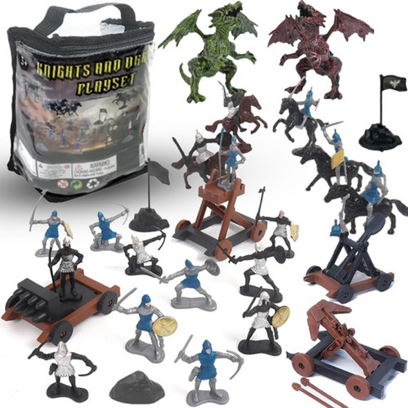 Liberty Imports Juego Figuras Medievales 42 Piezas Ews 0