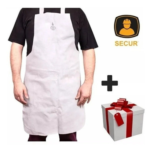 Delantal De Soldar Cuero Descarne Secur 0