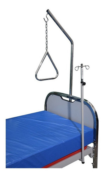 Portasuero Regulable Soporte Para Cama Ortopedica 2 Ganchos 0