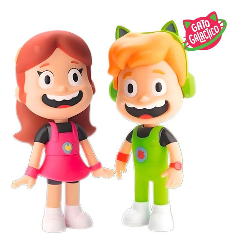 Bonecos Gato Galactico E Duda Galactica Vinil - 8241 1
