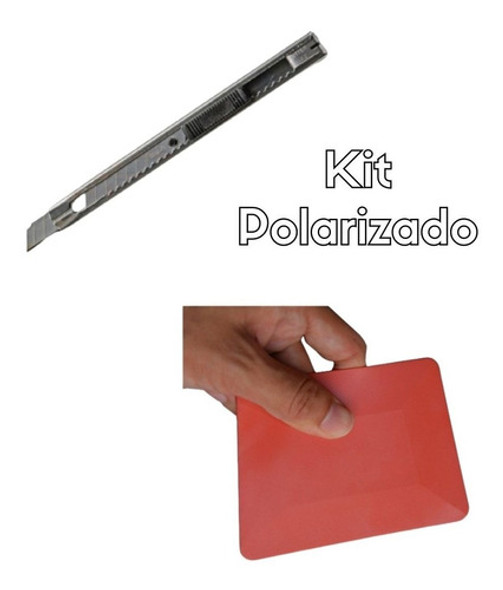Espatula Teflon + Cutter 9mm Polarizado Herramientas 1