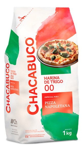 Harina De Trigo Especial Pizza Napolitana Chacabuco 1 Kg 0 Harina De Trigo Especial Pizza Napolitana Chacabuco 1 Kg 0