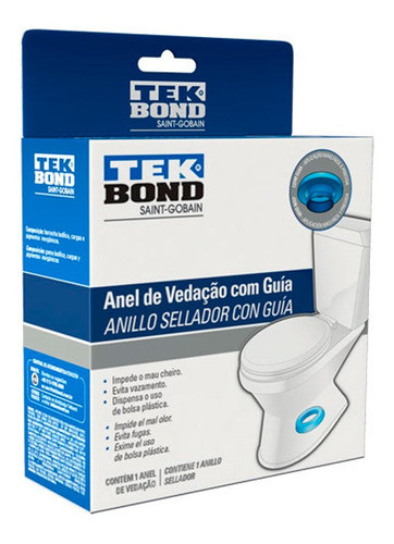 Anel Vedação Vaso Sanitário Com Guia Tekbond 21401000100 Ds 0