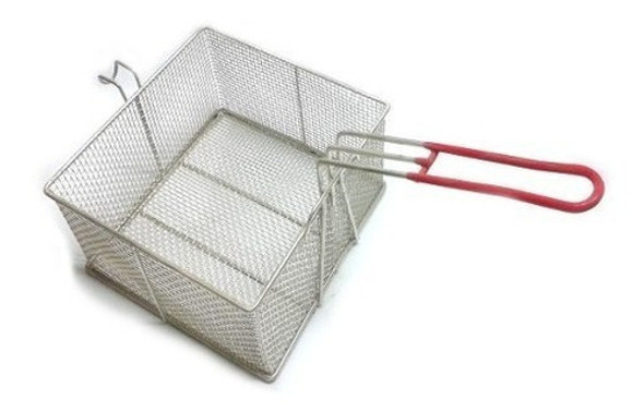 Canasto Freidor Bellini 30x30 Cm Cuadrado Alambre Estañado 1 Canasto Freidor Bellini 30x30 Cm Cuadrado Alambre Estañado 1