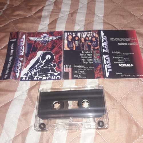 Cassette Demo De Tren Loco-al Acecho-demo 1994-rareza 1