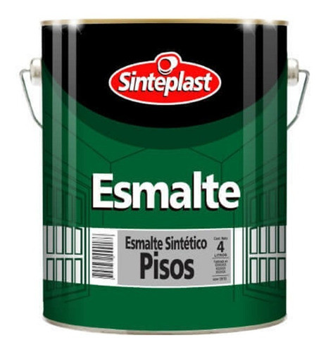 Esmalte Sintético Para Pisos Color Gris 4 Litros 0