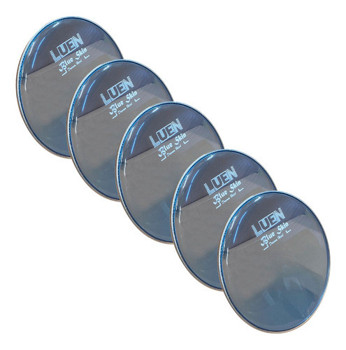 Kit C/ 5 Peles Batedeira Blue Skin Clear Luen 8'' * Promoção 0