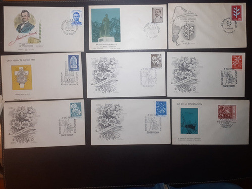 Lote 48 Sobres Primer Día Argentina. Años 1960 A 1965 0