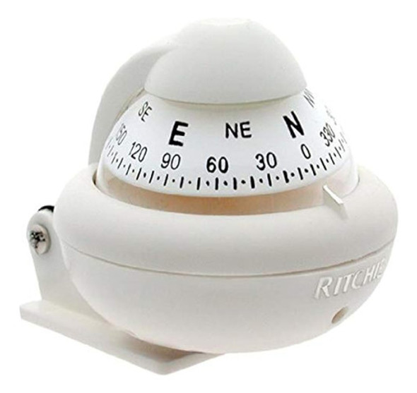 ~? Ritchie Navigation X-10w-m Sport Marine Compass, Blanco, 0