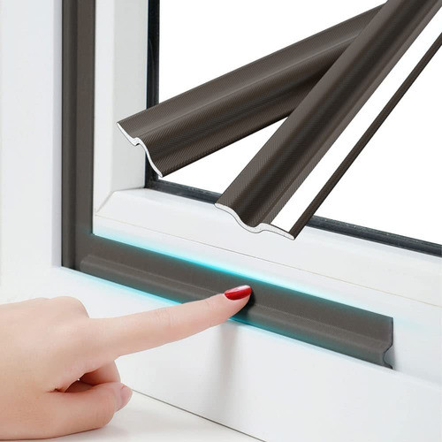 Burlete De Puerta Y Ventana Tira De 3 M. Autoadhesiva, Cafe 0