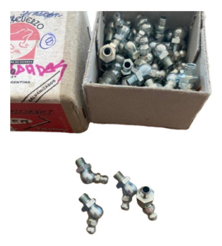 Alemite Curvo 45gds 1/4 X49u (caja8). Consultar Stock 0