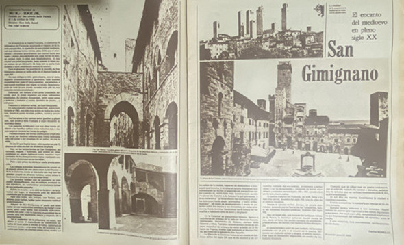 Vintage El Día N° 2439 Luis Pedro Cantú Escultor 1980 1